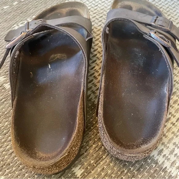 Birkenstock Men’s Arizona Sandals - dark brown - size 45 - Picture 9 of 11